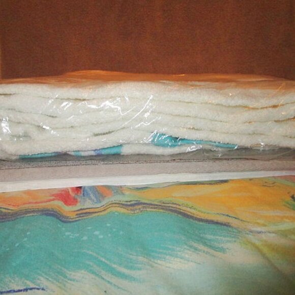 Lounge Chair Towel Portugese Cotton Chaise Lounge Towel with Pockets NEW Sealed - Picture 6 of 7